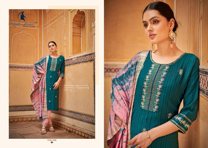 Anupama By Ladies Flavour Embroidery Rayon Readymade Suits Wholesale Price In Surat